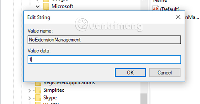 Chống gỡ bỏ extension cài đặt trong trình duyệt