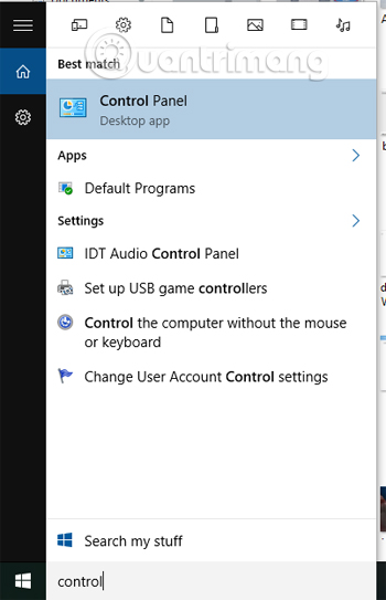Tắt tính năng đổ bóng cửa sổ trên Windows 10