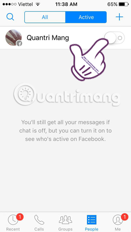 Cách tắt/ ẩn nick Facebook ngay cả khi đang online 