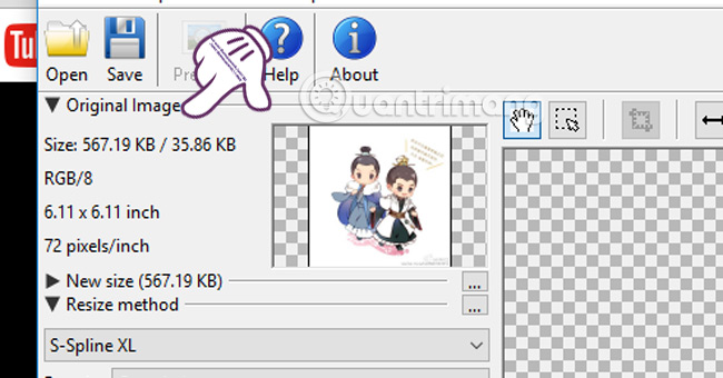 Dung lượng hình ảnh ban đầu  PhotoZoom Classic