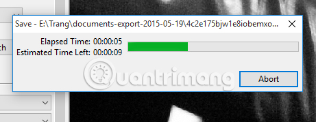 Hoàn thành quá trình lưu ảnh  PhotoZoom Classic