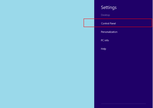 Control Panel Control Panel