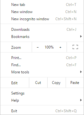 Nhấn tổ hợp phím Alt + F Nhấn tổ hợp phím Alt + F