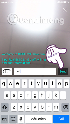 live stream bằng ứng dụng BIGO LIVE