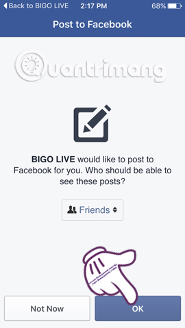 Live stream bằng ứng dụng BIGO LIVE