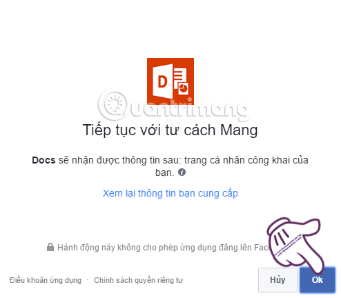 Tạo và chia sẻ tài liệu trên Facebook với Docs