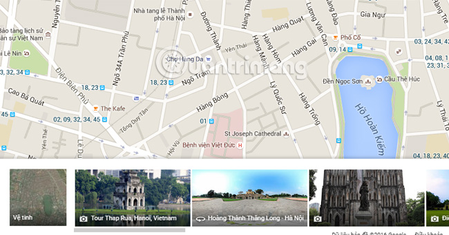 Xem trước hình ảnh nơi cần đến trên Google Maps