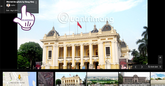 Xem trước hình ảnh nơi cần đến trên Google Maps