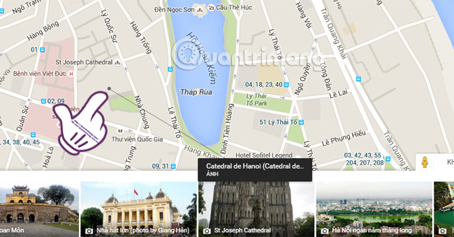 Xem trước hình ảnh nơi cần đến trên Google Maps