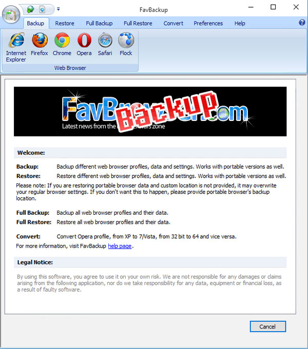 FavBackup
