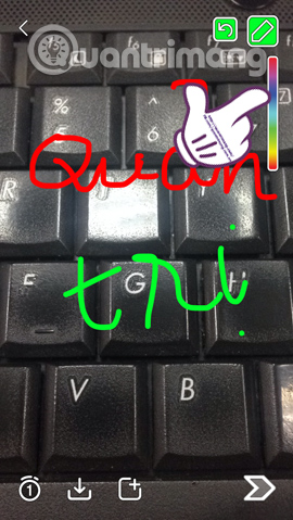 hiệu ứng snapchat
