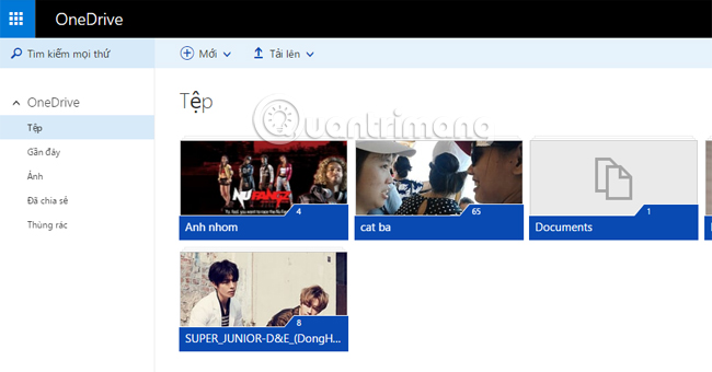 khôi phục dữ liệu đã xóa trên OneDrive