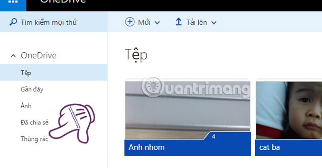 khôi phục dữ liệu đã xóa trên OneDrive