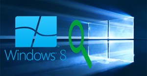 Cách mang thanh tìm kiếm Windows 8 lên Windows 10