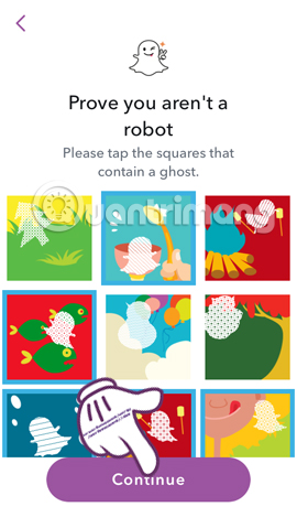 cách lấy lại mật khẩu tài khoản Snapchat