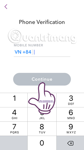 cách lấy lại mật khẩu tài khoản Snapchat