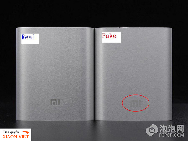 Cách nhận biết pin dự phòng Xiaomi chính hãng và nhái