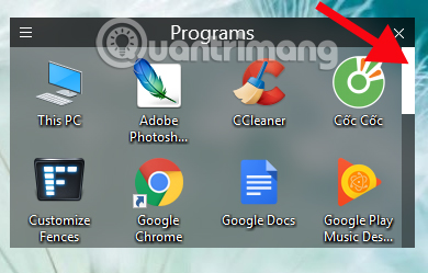 Quản lý màn hình Desktop gọn hơn với Fences