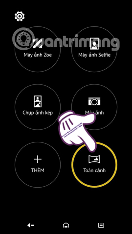 Chế độ chụp toàn cảnh  Cách chụp ảnh Panorama trên Android, iOS