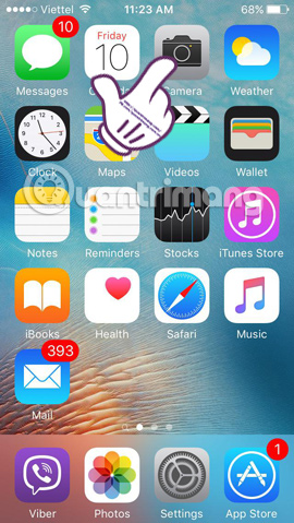 Chọn Camera Cách chụp ảnh Panorama trên Android, iOS
