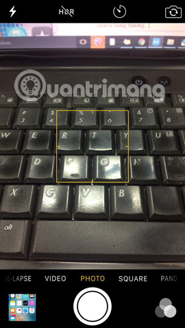 Chế độ chụp thông thường  Cách chụp ảnh Panorama trên Android, iOS