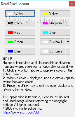 test điểm chết màn hình laptop | Copy Paste Tool