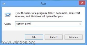mở cửa sổ lệnh Run