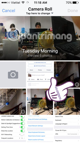 Biểu tượng ảnh chụp 360 độ  Cách xem ảnh 360 độ trên Facebook