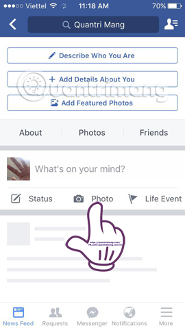 Đăng ảnh lên Facebook  Cách xem ảnh 360 độ trên Facebook