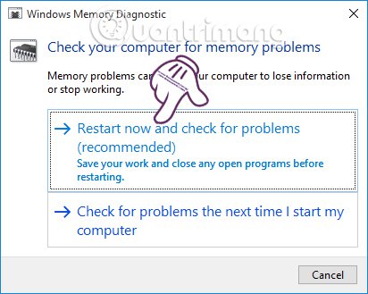 Windows Memory Diagnostic Tool