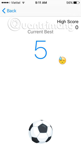 tâng bóng Euro với Facebook Messenger