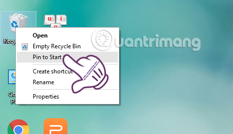 Recycle Bin 7 thủ thuật điều khiển nhanh Windows 10