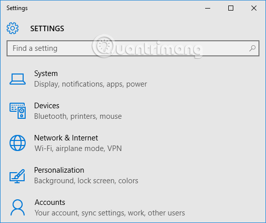 Windows + I mở Settings 7 thủ thuật điều khiển nhanh Windows 10