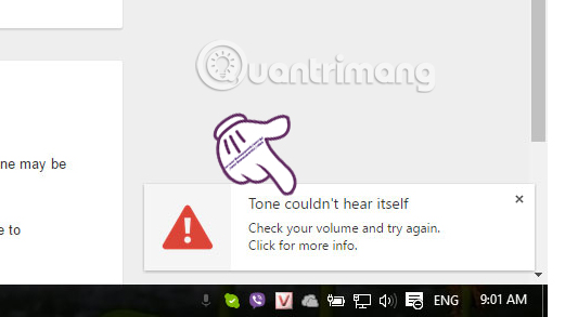 Lỗi âm thanh chia sẻ Google Tone