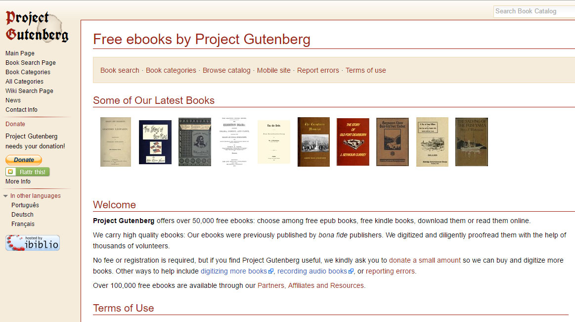 Project Gutenberg Project Gutenberg