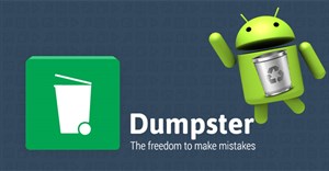 Cách tạo thùng rác cho Android bằng Dumpster