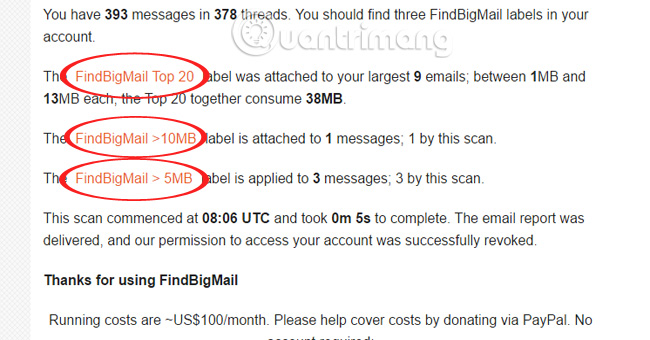 Find Big Mail 