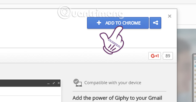 Giphy - ảnh động cho Gmail