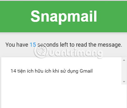Snapmail