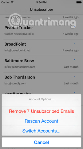 Unsubscriber