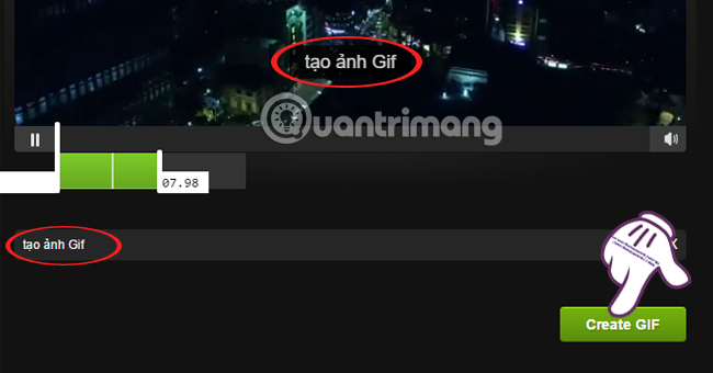 Cách tạo ảnh động từ video với Imgur.com
