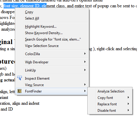 Font Finder