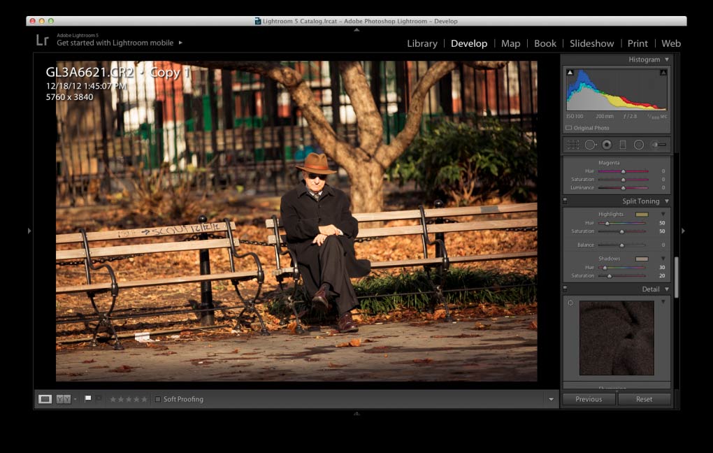 Chỉnh ảnh bằng split toning Chụp ảnh điện ảnh