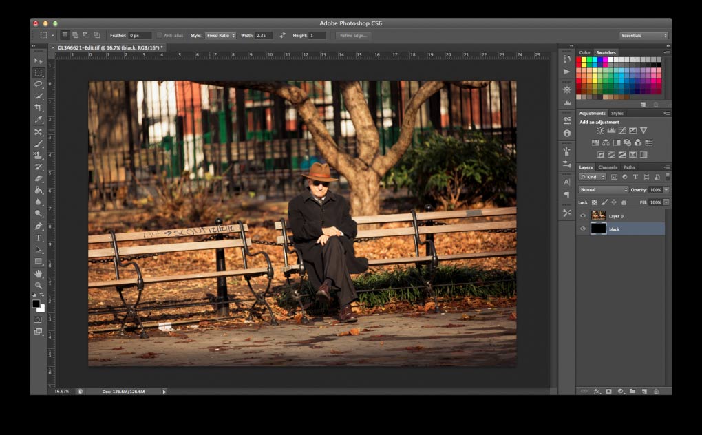 Thêm viền đen cho ảnh  Chụp ảnh điện ảnh