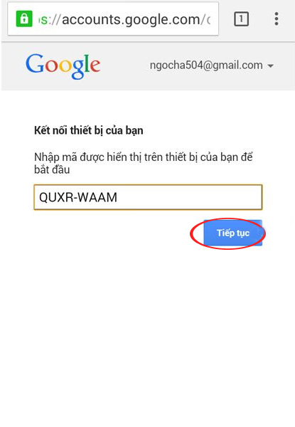 đăng nhập tài khoản YouTube trên Smart tivi