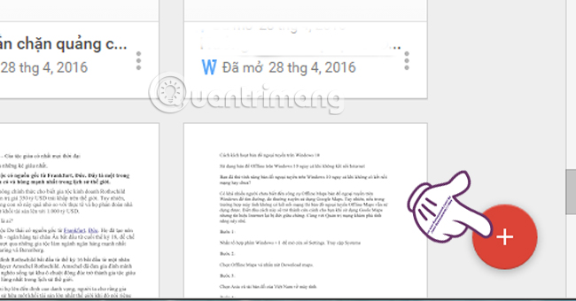 Cách giãn khoảng cách dòng trong Google Docs