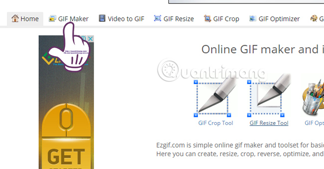 Cách chỉnh sửa ảnh GIF bằng công cụ EZGIF trực tuyến