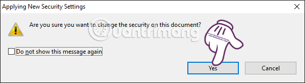 Cách cài đặt mật khẩu file PDF bằng Adobe Acrobat