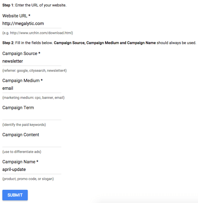 URL Builder URL Builder