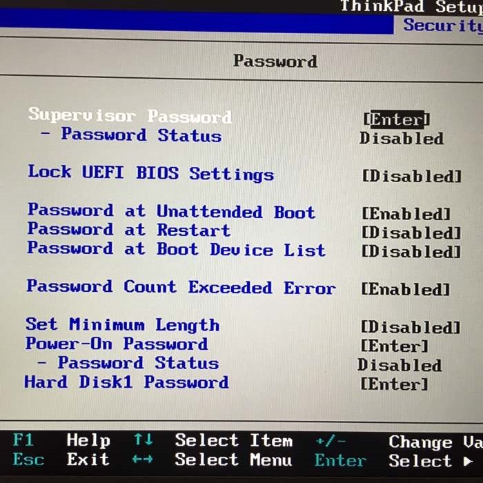 Đặt mật khẩu BIOS và UEFI bảo vệ dữ liệu trên máy tính Windows 10 của bạn an toàn